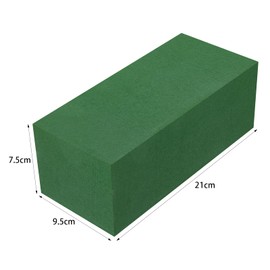 CINECE Floral Foam Rectangular Fresh Flower Sponge, Flower Mud, Florist Supplies, Flower Materials, Fresh Flower Bricks, Absorbent Foam, Green (15 Bricks)