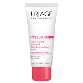 Uriage Roseliane Crema anti-rojeces con manteca de karité, extractos de ginseng y algas 40ml - Calma, hidrata, reduce las rojeces - Crema facial rica para un confort duradero, Sin parabenos, No comedogénico