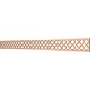 Ekena Millwork MLDA04X46MNCAL Manchester Fretwork Pierced Moulding, 4"H, Alder