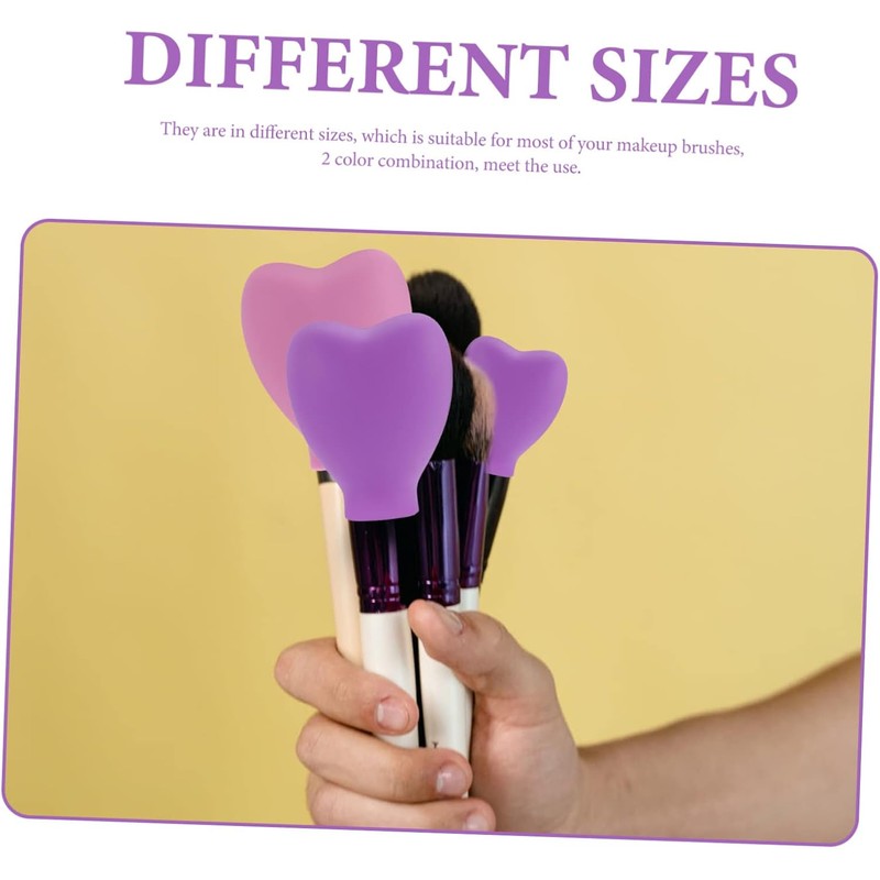 6 Piezas Estuche Para Brochas De Maquillaje De Silicona Fundas