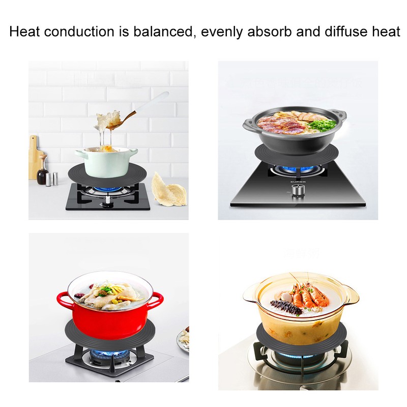 Round Fast Defrosting Tray Multifunctional Thawing Heat Diffuser Plate for