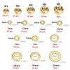 FEEIFOL 253 Pieces Brass Hex Nut and Washers Set 5
