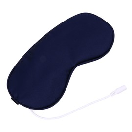 FOMIYES Relaxing Eye Mask Heated Sleep Mask Thermostatic Eye Pad for Home Office Travel Dark Blue
