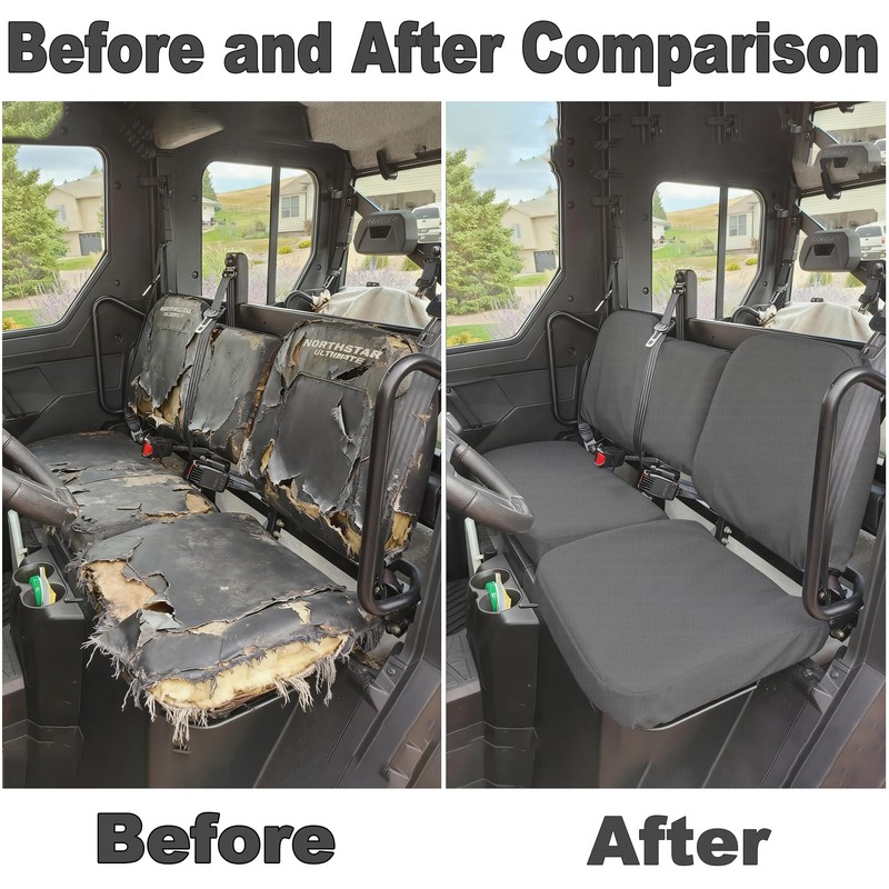 runfider UTV Seat Covers fit for Polaris Ranger 1000 2020
