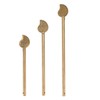 3 Pieces Cabinet Key Latch Leaf Lock Pin Brass Chinese