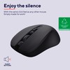 Trust Mydo Silent Wireless Mouse, 82% Recycled Plastics, 1000-1800 DPI,