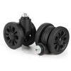 Volein Pack of 2 Suitcase Wheels Replacement Wheels Universal Suitcase