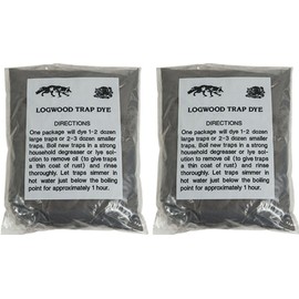 2 Black Trap Dye Logwood - 14 oz. Package Trapping Supplies 2 Pack