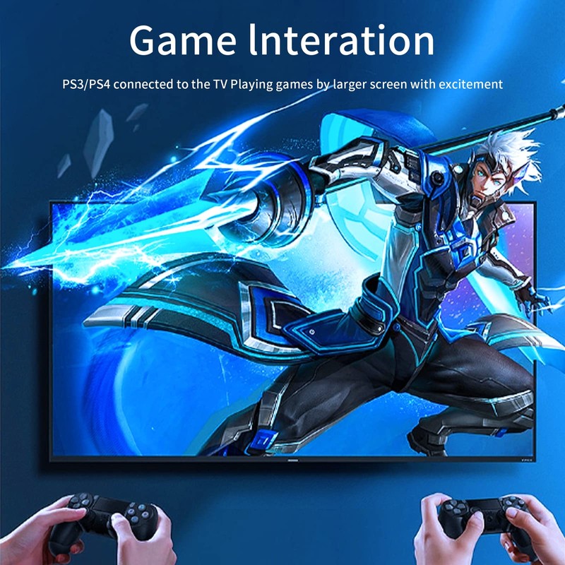 Twozoh Flexible & Slim HDMI Cable Soft & Ultra Thin