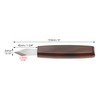 QWORK Woodworking Scribing Tool with Protective Leather Cover, Precision Double-Bevel