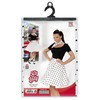 WIDMANN Costume Set 50s Lady 2-Piece, White