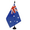 Australia Table Flag 5'' x 8'' plastic stick and base