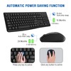 Wireless Keyboard and Mouse Combo, EDJO Full-Sized 2.4GHz USB Computer