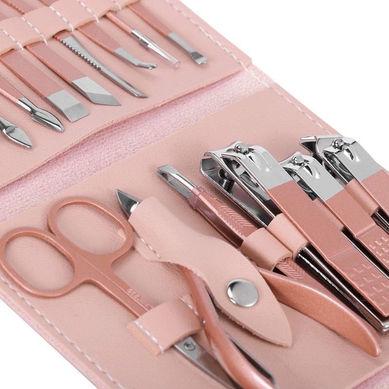 Manicure Set Glamour Gaze Manicure Pedicure Kit Nail Clippers 16