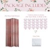 Team Bride Drinking Straws (25pcs) Rose Gold Drinks Utensils for