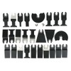 28PCs Oscillating Blade Saw Accessories Woodworking Parts High Carbon Steel