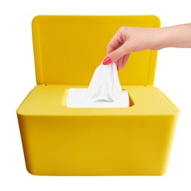 Moorfowl Baby Wipe Dispenser for Bathroom, Upgarde Design(8.2L x 4.9W x 3.9H inches), Minimalist Flushable Wipes Container for Home Car