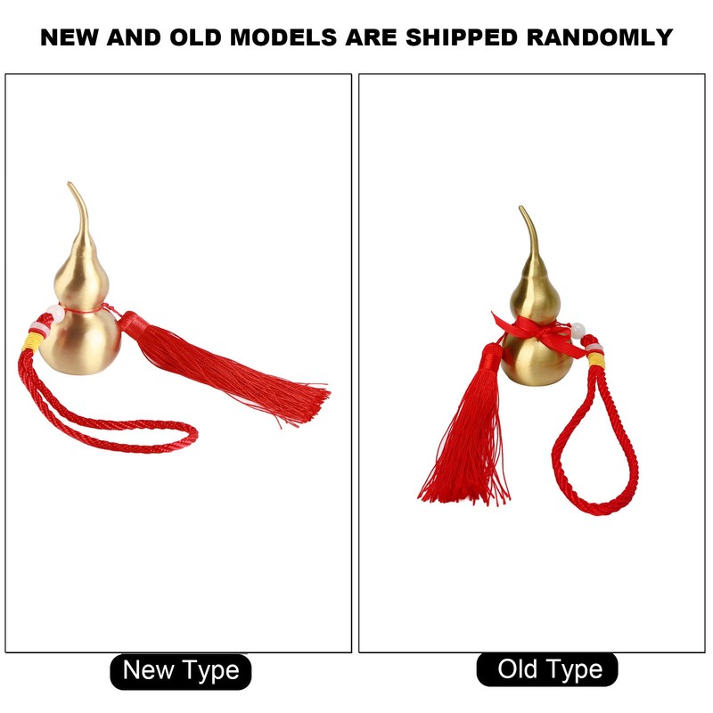 Feng Shui Wu Lou Red Lucky Tassel 10cm High Rope