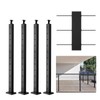 VEVOR 4-Pack Cable Railing Post, 36" x 1" x 2"