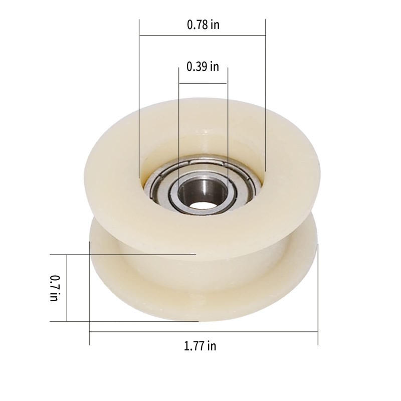 EATAKWARD 3 Pack Pulley Chain Tensioner Roller Fit for Motorized