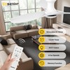 Ensenior 52 Inch Ceiling Fans with lights Remote Control, Flush
