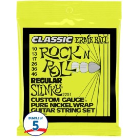 Ernie Ball 2251 Regular Slinky Classic Rock N Roll Electric Guitar Strings -