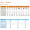 Eonvic WS16 4 Pin Aviation Connector Waterproof Plug Male Female