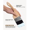 ROLLINGDOG Cutting In Brush- 3 Inch Angled Paint Brushes for