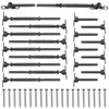 BLIKA 10 Pairs 3/16" Black Cable Railing Kits, T316 Stainless