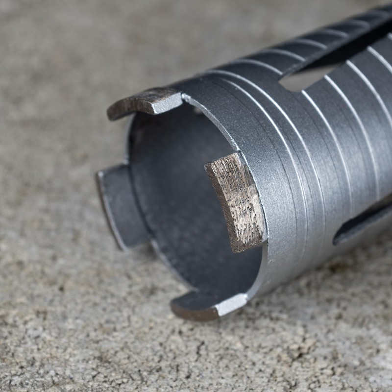 Mexco DCX90 Slotted Dry Core Drill, High-Performance Diamond Core for