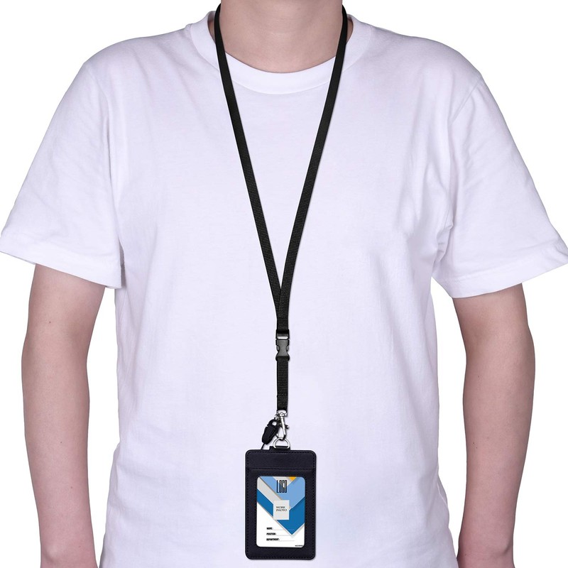 [Wisdompro] ネックストラップ 首かけ 平紐 落下・紛失防止 携帯/スマホ・名札・USBメモリ・キー・マスコット・ホイッスル・笛用 バックル式 着脱機能 カニカン・松葉付き 【10本組