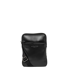 Lancaster Paris Capital Men's Crossbody Bag 22 cm Black, black