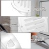 Zonon 18 Pcs 4 Inch Black Stainless Steel Air Outlet