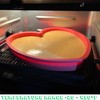 MarStore MarStore Silicone Heart Shaped Cake Pans C 9 Inch