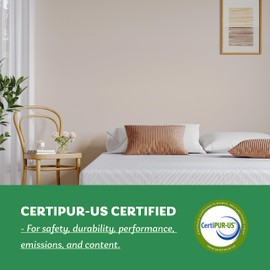 Dyonery Twin Mattress 6 Inch Charcoal Memory Foam Mattress in a Box, CertiPUR-US Certified, Fiberglass Free Gel Mattress, Twin Size Mattress for Kids, 75" × 38" × 6", Medium