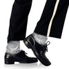 Skeleteen Silver Sequin Costume Socks - Sparkle Dance Party Silver