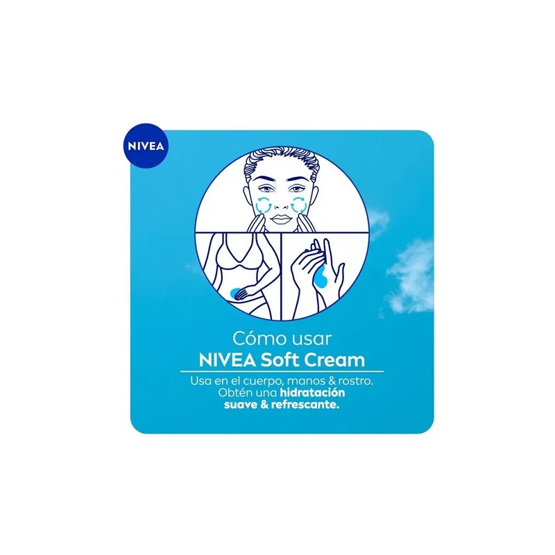 Crema corporal Hidratante NIVEA Soft Creme Vitamina E 500ml