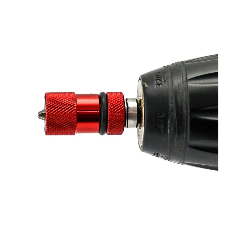 QWORK® 2Pcs Magnetic Drill Bit Holder 1/4 Inch Hex Shank