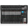 12 Channel Professional audio mixer,Audio Mixer,DJ Mixers with 48V Phantom