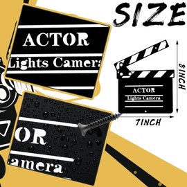 5 Pieces Movie Theater Decor Movie Theater Metal Home Room Decor Cinema and Popcorn Reel Wall Sign Art Cinema Film Wall Decoration for Home Party Supplies