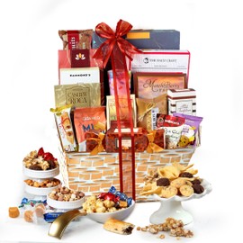 Broadway Basketeers Gourmet Gift Basket Snack Gifts for Women, Men, Families, College – Delivery for Holiday, Appreciation, Thank You, Congratulations, Corporate, Get Well Soon Care Package