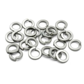 Hippo Hardware M10 (10mm) Spring Washers Rectangular Coil Split Lock Stainless Steel Washers (Pack of 20)