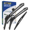 ATTKE 3 Wipers for Honda Pilot 2003-2008 Replacement (24″ +