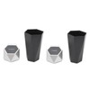 2Pcs Car Trash Can with Lid Waterproof Decorative Automotive Portable