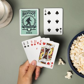 Lantern Press Homer, Alaska, Bigfoot Hide and Seek (52 Playing Cards, Poker Size Card Deck with Jokers)