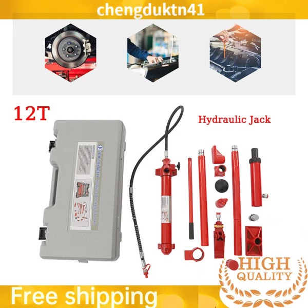 Unbranded 12 Ton Heavy Duty Porta Power Hydraulic Jack Auto