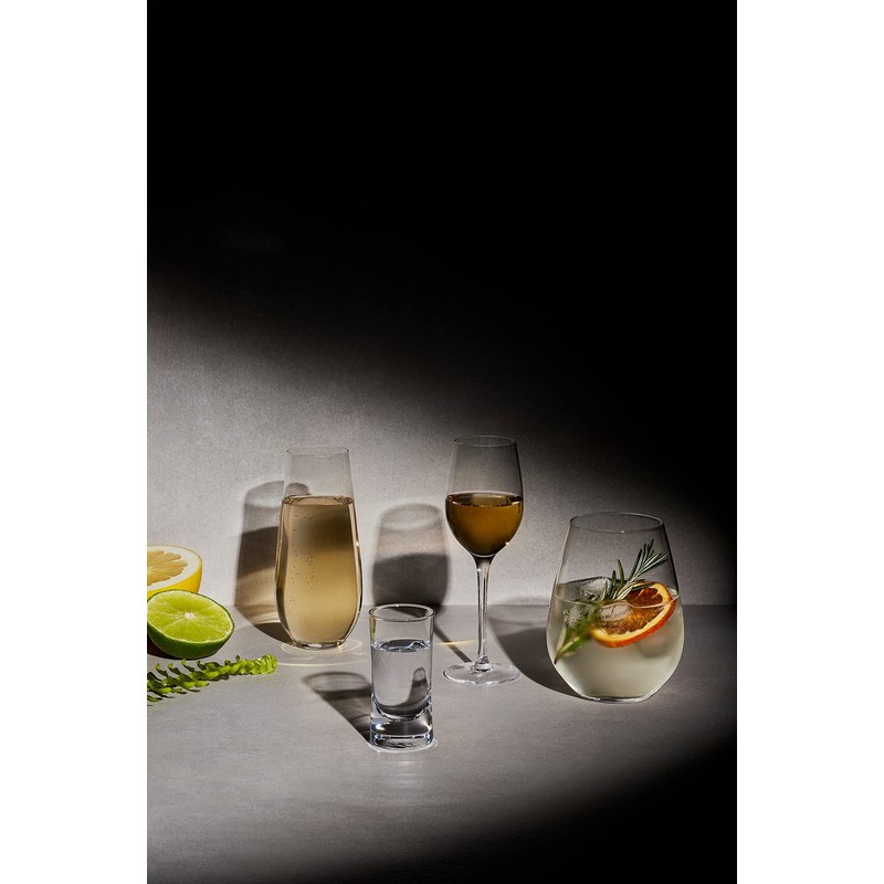 Krosno Duet Flute 230ML Set of 2 Gift Boxed