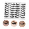 Outanaya 14Pairs False Eyelashes Pack Natural Looking Lashes for Daily