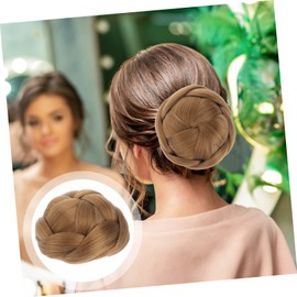 Beavorty Moño Falso Trenzado De Cabello Sintético Extensión De Chignon Con Clip Para Mujeres Accesorio Para Peinados Con Volume Y Estilo Para Ocasiones Especiales