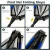 MoiShow Floating Fishing Net - Fishing Landing Net Foldable Fishing